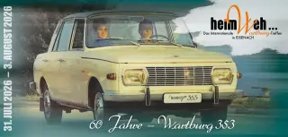 26. Heimweh 2026: Internationales Wartburgfahrertreffen in Eisenach